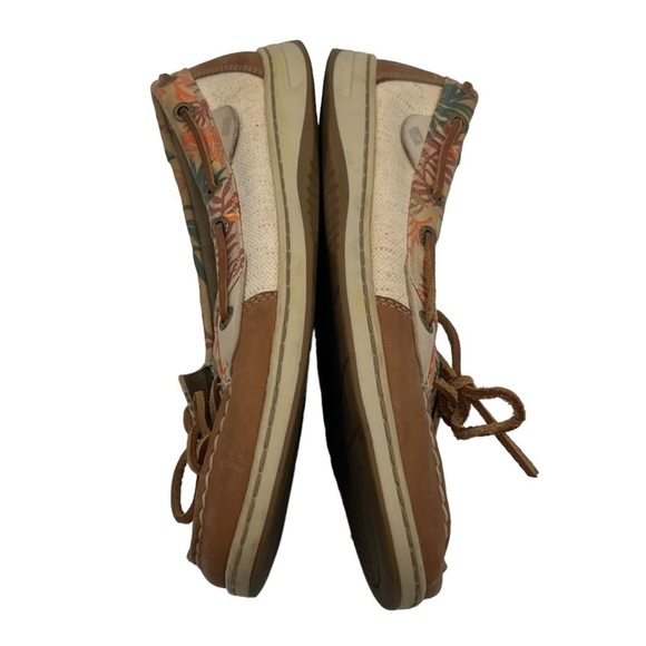 Sperry Topsider Brown Leather Angelfish Seaweed Boat Shoes Size 8 Women's - Picture 7 of 9